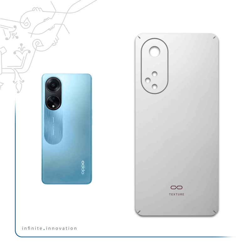 برچسب پوششی ماهوت مدل Matte-White مناسب برای گوشی موبایل اپو A98