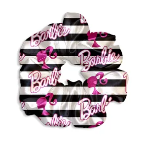 کش مو زنانه مدل اسکرانچی SCH097 طرح باربی