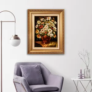 تابلو فرش دستباف سی پرشیا مدل گل در گلدان کد 902924