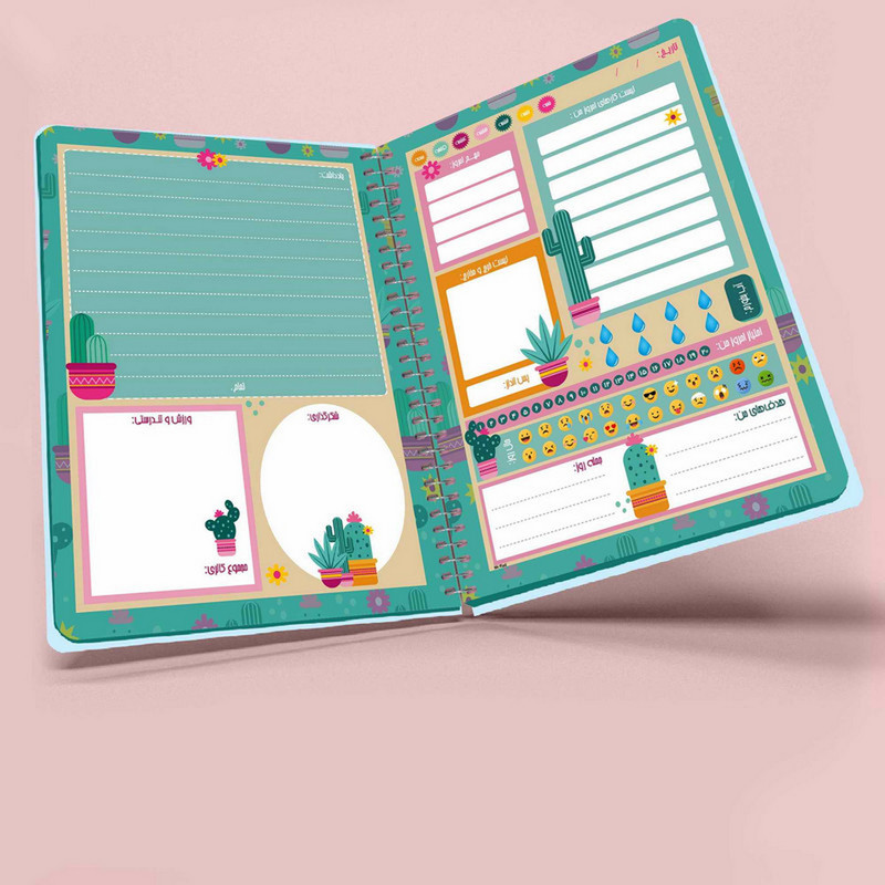 دفتر برنامه ریزی مستر راد طرح جدید کاکتوس مدل پالت کد 1587