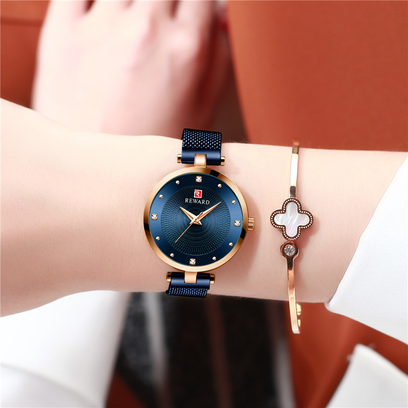 ساعت مچی عقربه ای دخترانه ریوارد مدل 03 ساعت مچی عقربه ای دخترانه ریوارد مدل 03