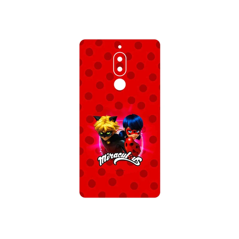 برچسب پوششی ماهوت مدل Ladybug and Cat Noir مناسب برای گوشی موبایل هیوندای Seoul Mix
