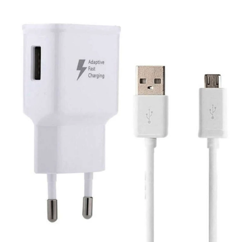شارژر دیواری مدل A10 به همراه کابل تبدیل microUSB