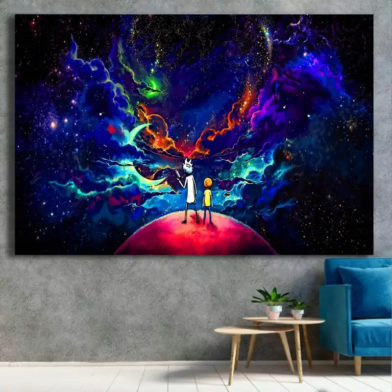 تابلو شاسی طرح ریک و مورتی مدلSDT216