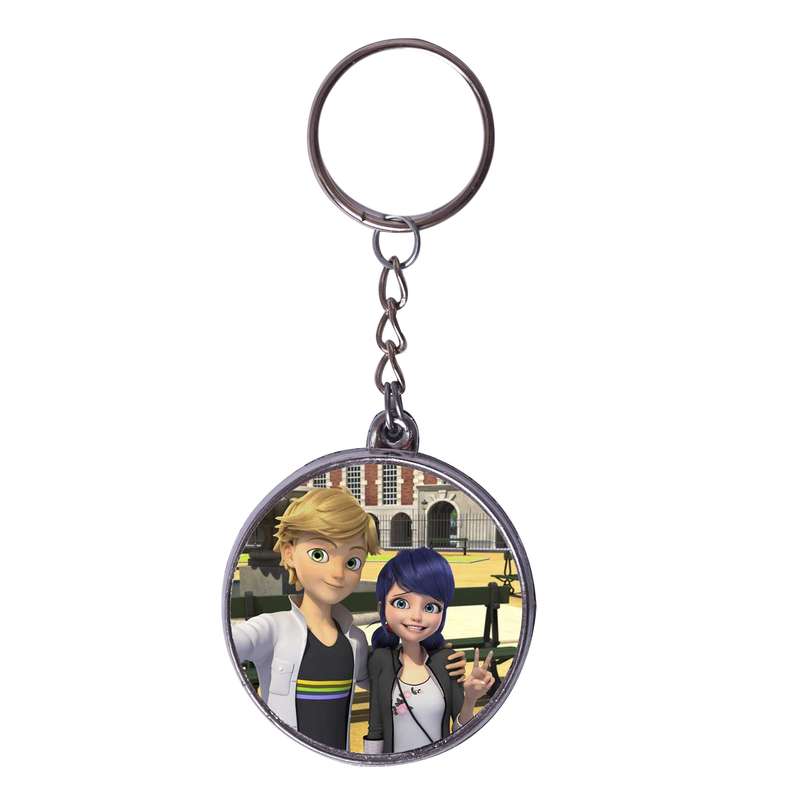 جاکلیدی دخترانه لورا مدل پشت اینه طرح دختر کفشدوزکی کد 20