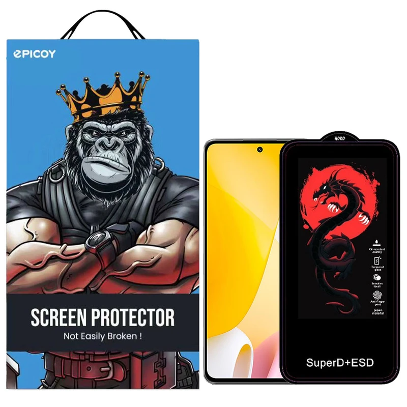محافظ صفحه نمایش اپیکوی مدل Dragon ESD مناسب برای گوشی موبایل شیائومی Mi 12 Lite / Mi 12 Lite NE / Mi 11 Lite 5G / Mi 11 Lite 4G / Mi 11 Lite 5G NE