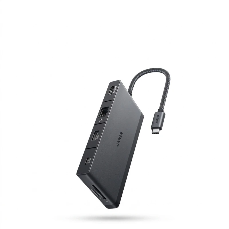 هاب 9 پورت USB-C انکر مدل USB-C Hub 9-in-1/4K HDMI A8373 / 552