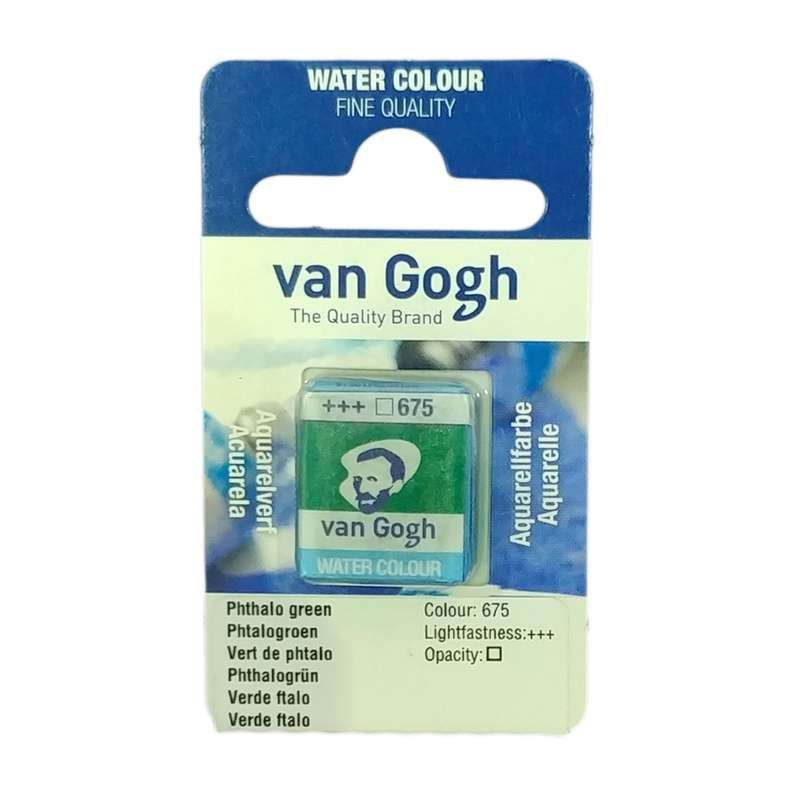 قرص آبرنگ ون گوگ کد phthalo g.r.n - 675 قرص آبرنگ ون گوگ کد phthalo g.r.n - 675