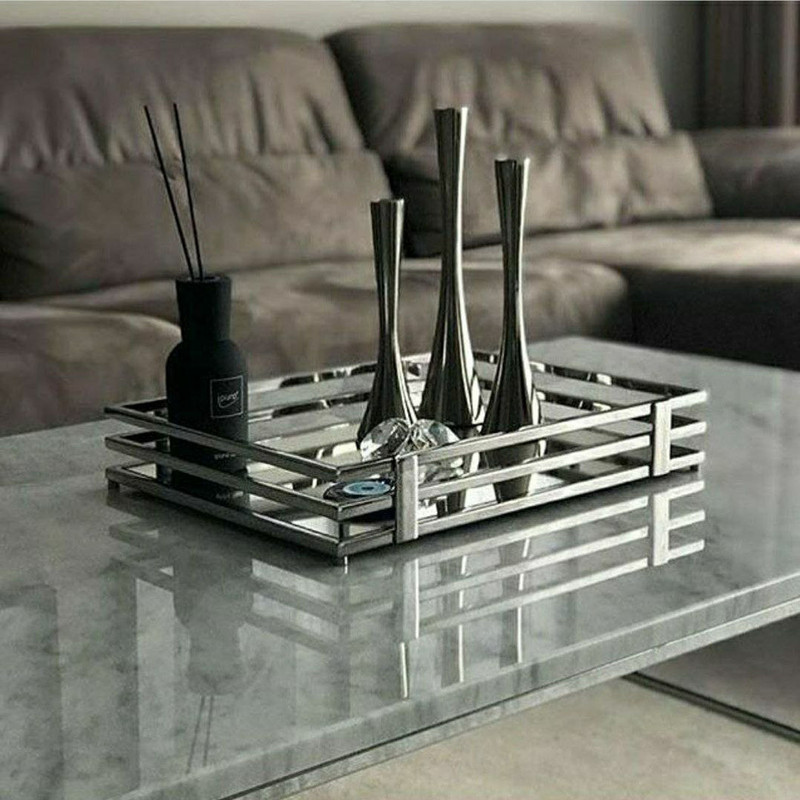 سینی دسته دار مدل ts6347 سایز 40*30 سانتی متر