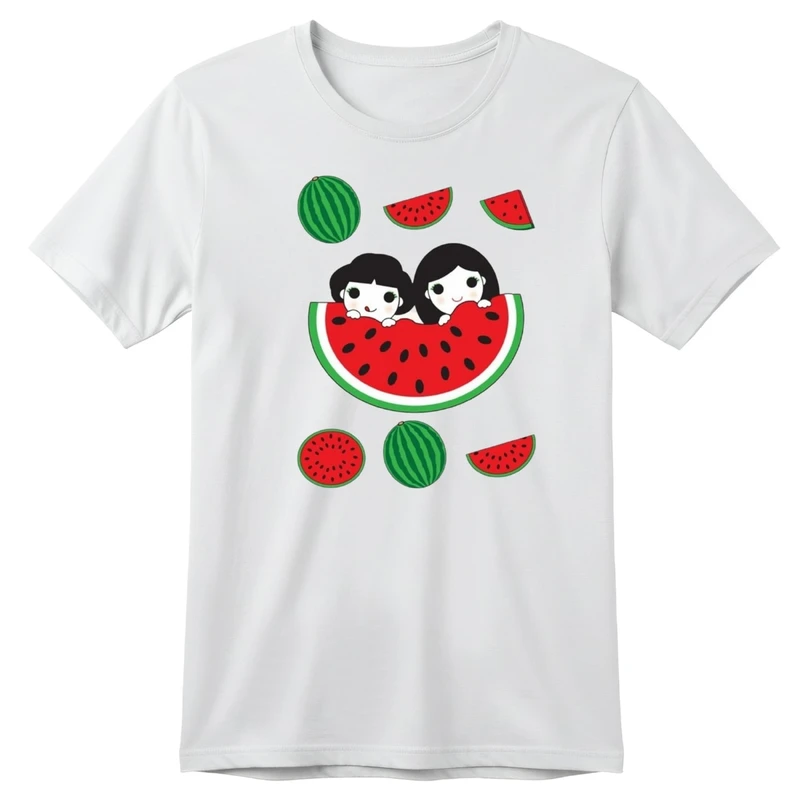 تی‌شرت آستین کوتاه بچگانه مدل یلدا کد p14 