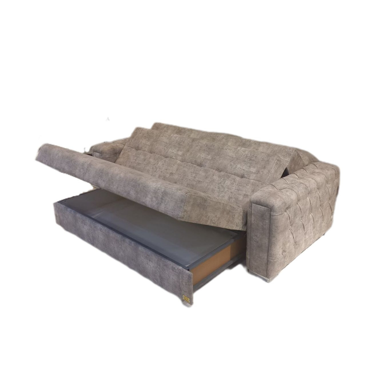 مبل تختخواب شو 2 نفره اورنگ مدل اکسان دسته چستر