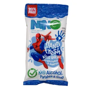 دستمال مرطوب نینو طرح Spider Man بسته 10 عددی