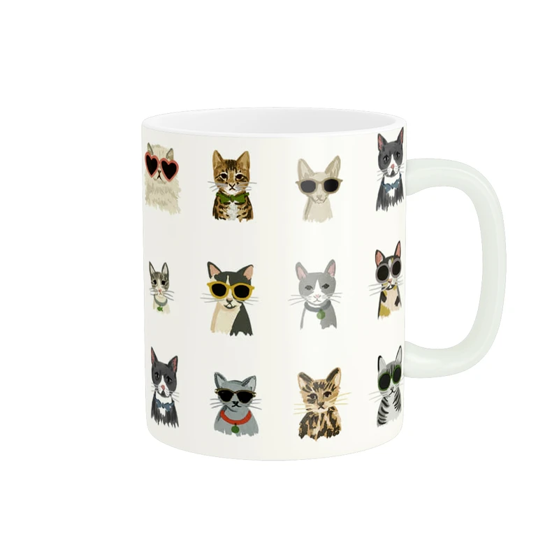 ماگ مدل گربه با کلاس کد MG122