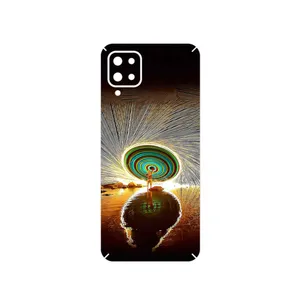 MAHOOT Night Light Fountain Cover Sticker for Samsung Galaxy A12 Nacho