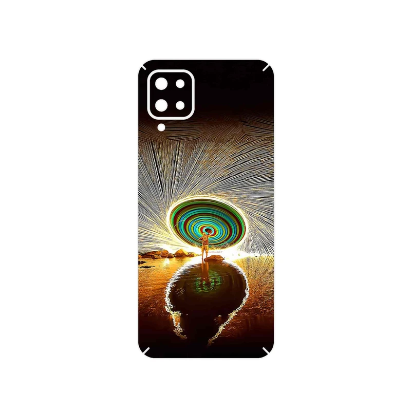 برچسب پوششی ماهوت مدل Night Light Fountain مناسب برای گوشی موبایل سامسونگ Galaxy A12 Nacho