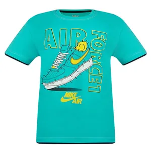 تی شرت آستین کوتاه پسرانه مدل کتانی 6048