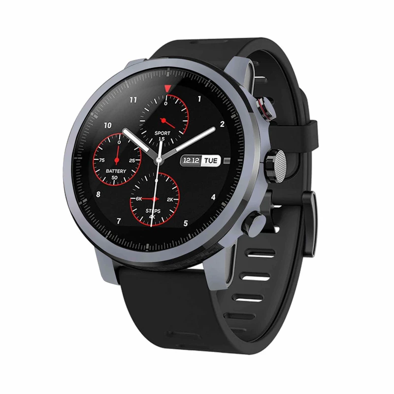  برچسب ماهوت طرح Matte-Silver مناسب برای ساعت هوشمند شیائومی Amazfit Stratos
