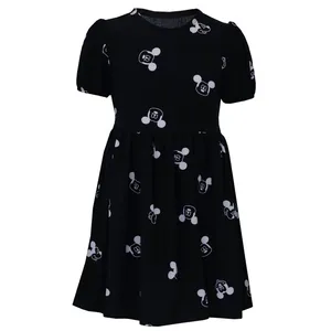 پیراهن دخترانه مدل 513 رنگ سرمه ای