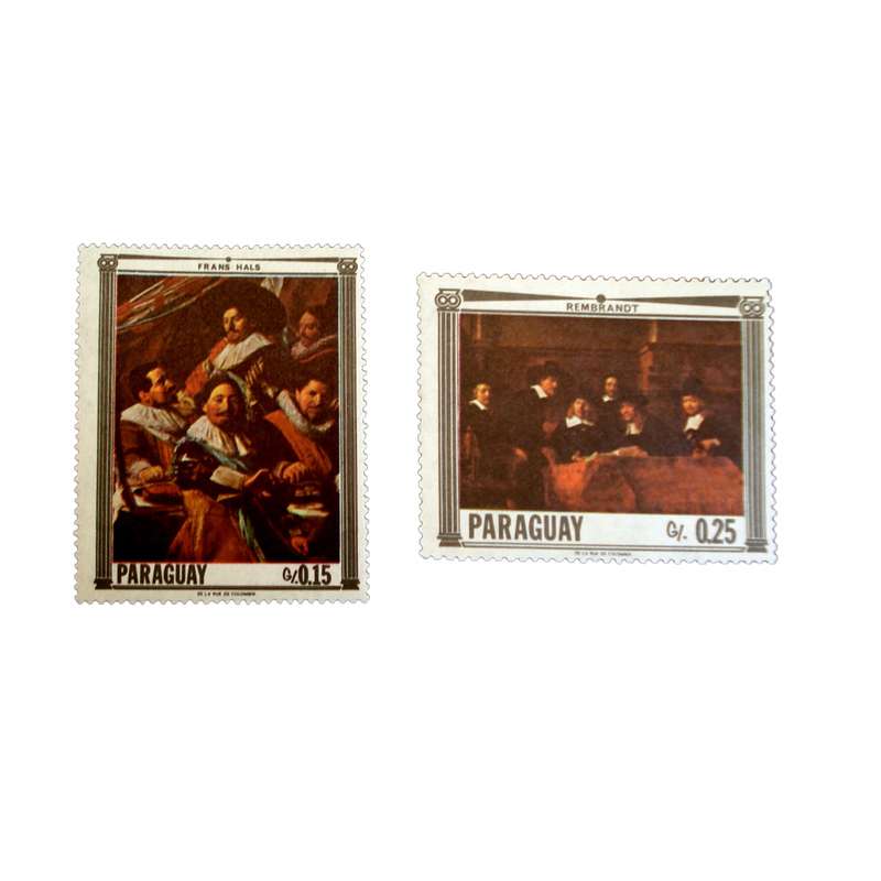 تمبر یادگاری مدل نقاشی کد DS2795 مجموعه 2 عددی