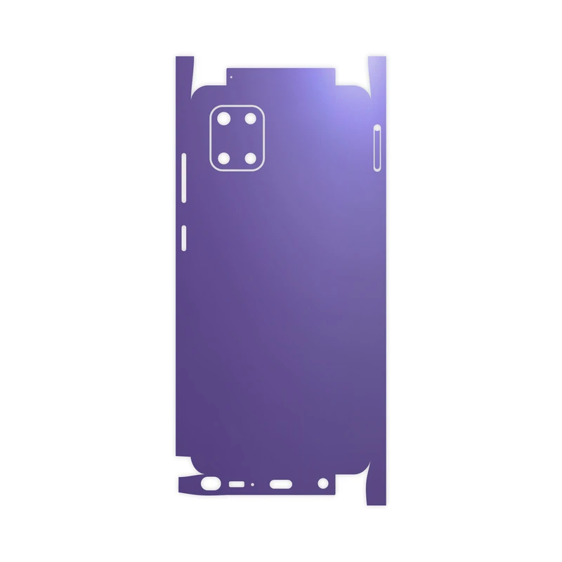 برچسب پوششی ماهوت مدل Full skin-Matte-BlueBerry مناسب برای گوشی موبایل سامسونگ Galaxy Note10Lite