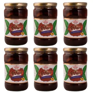 سیر ترشی گل پامچال -650 گرم مجموعه 6 عددی