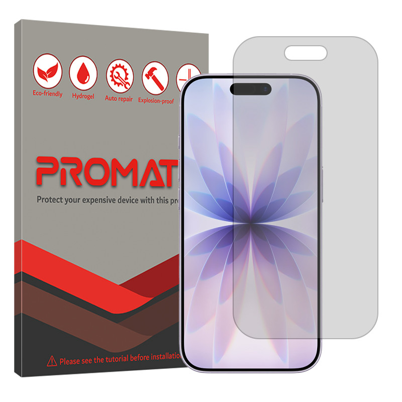 محافظ صفحه نمایش پرومیت مدل شفاف مناسب برای گوشی موبایل اپل iPhone 17