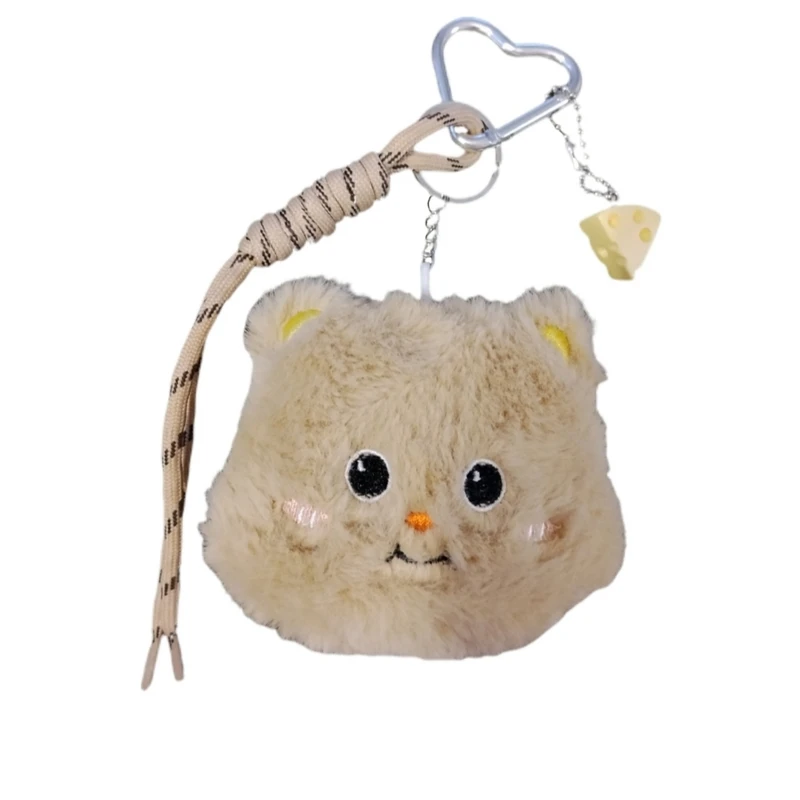 آویز کیف زنانه مدل گربه پشمالو و پنیر