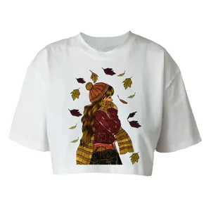 کراپ‌تاپ آستین کوتاه زنانه کد  s 50