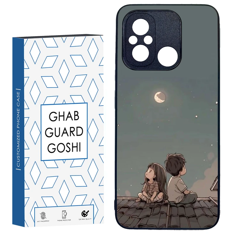 کاور قاب گارد گوشی طرح پسر و دختر کد TPU-183 مناسب برای گوشی موبایل شیائومی REDMI 12C / POCO C55