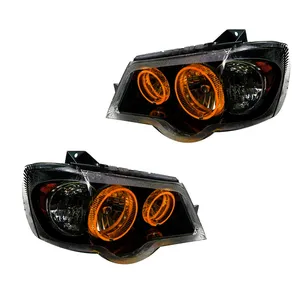 چراغ جلو خودرو گروه پژوهش صنعت مدرن مدل 3D-B-Y مناسب برای پراید 111 و 132 بسته دو عددی