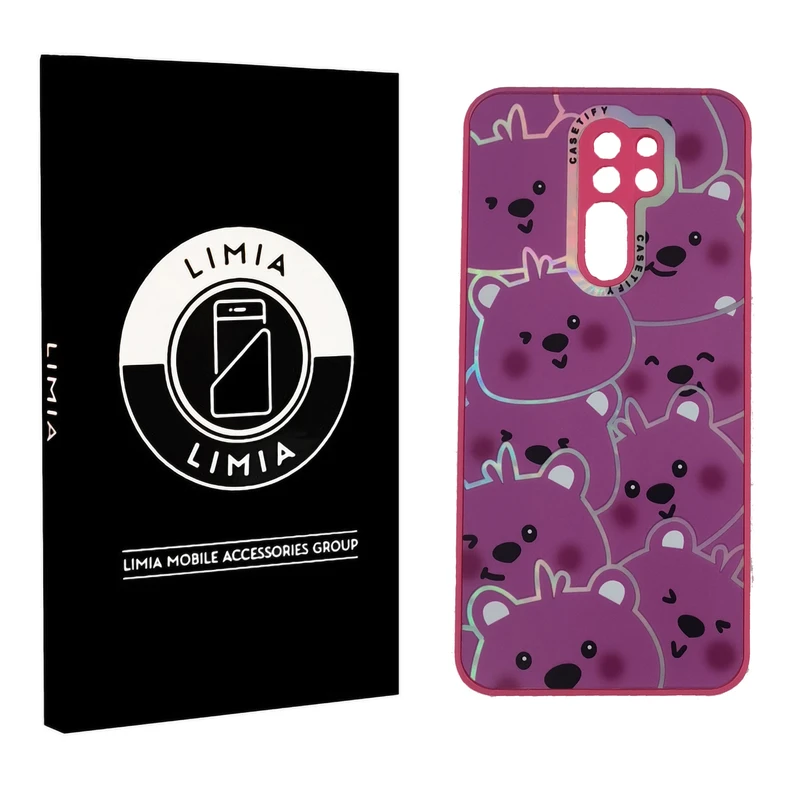 کاور لیمیا مدل فانتزی لنزدار طرح عروسکی شبرنگی مناسب برای گوشی موبایل شیائومی Redmi 9 / 9 Prime