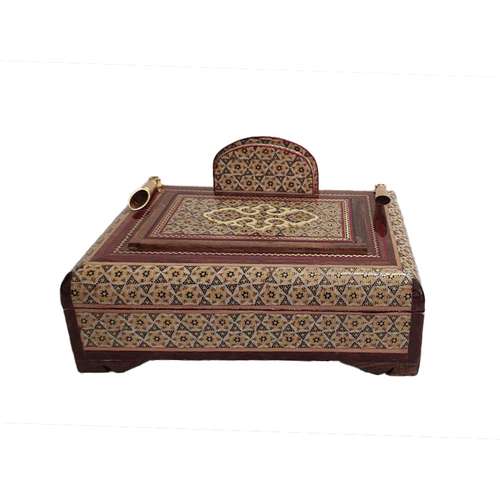 قلمدان خاتم کاری مدل جعبه دار کد 117 