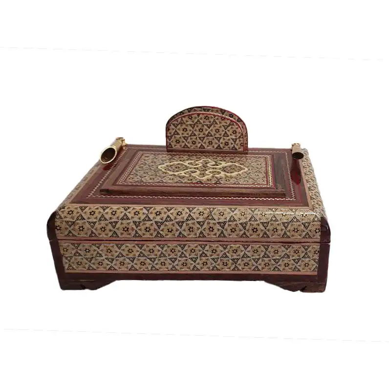 قلمدان خاتم کاری مدل جعبه دار کد 117