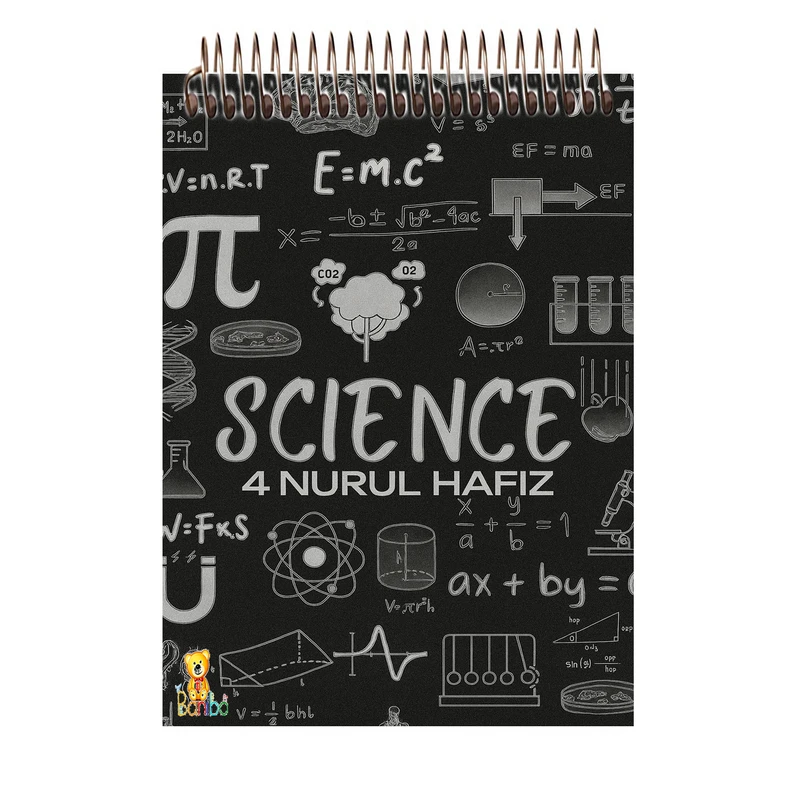 دفتر شطرنجی 100 برگ بانیبو مدل ریاضی کد 2752