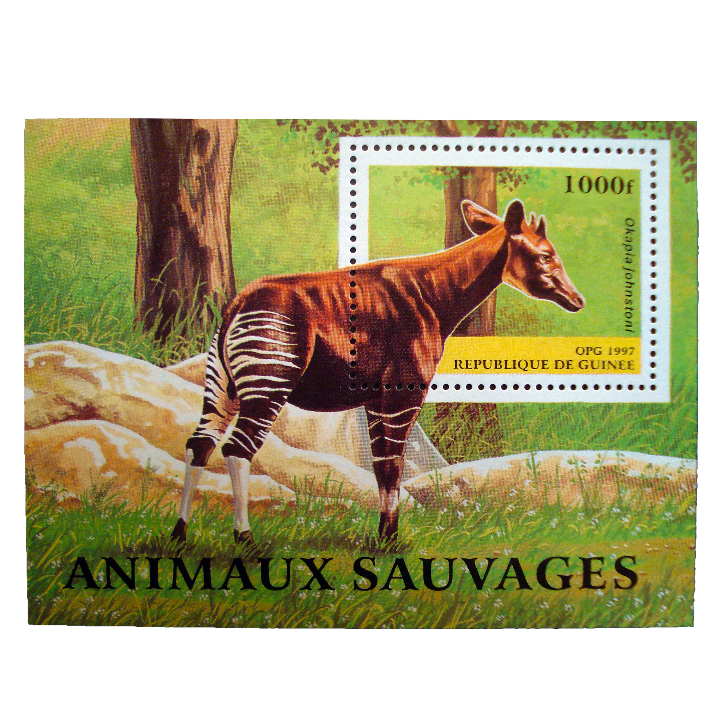 تمبر یادگاری مدل حیوانات کد gor-636