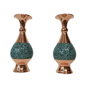 گلدان فیروزه کوبی مدل 014 بسته 2 عددی