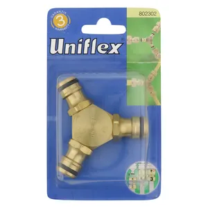 سه راهی شلنگ آبیاری یونی فلکس مدل Uniflex-802302 -