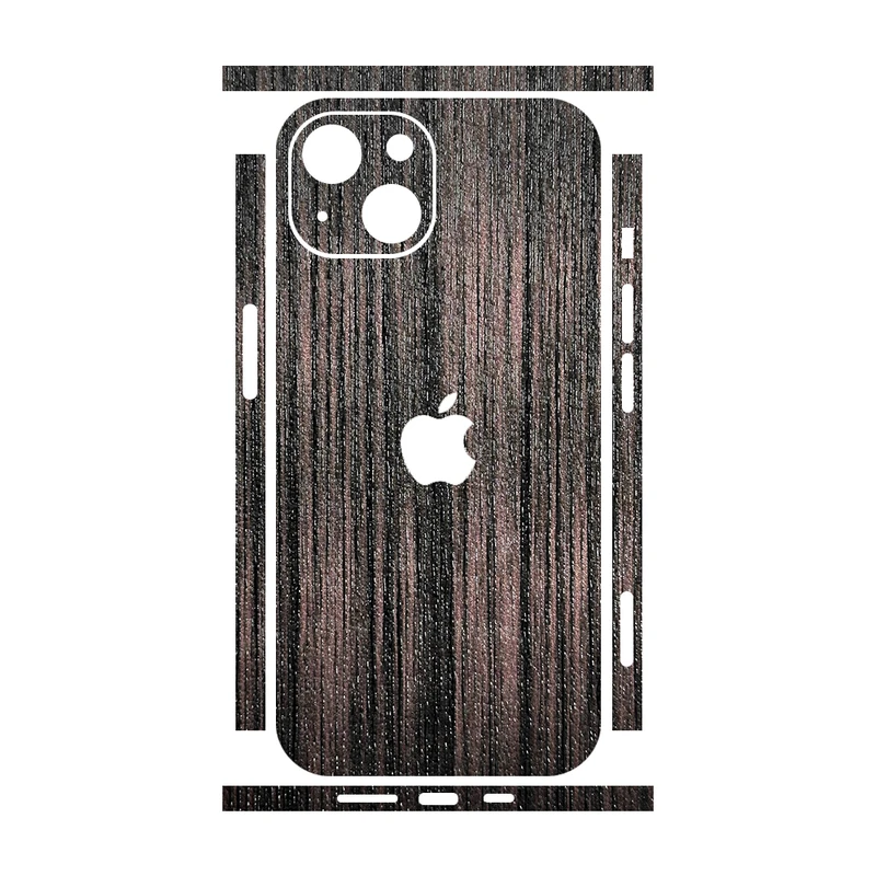 برچسب پوششی ریمکس مدل Leth طرح چوب مناسب برای گوشی موبایل اپل iPhone 13