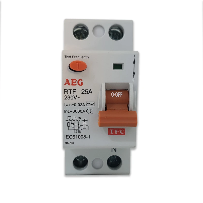 فیوز محافظ جان تکفاز 25 امپر آ ا گ مدل RTF25