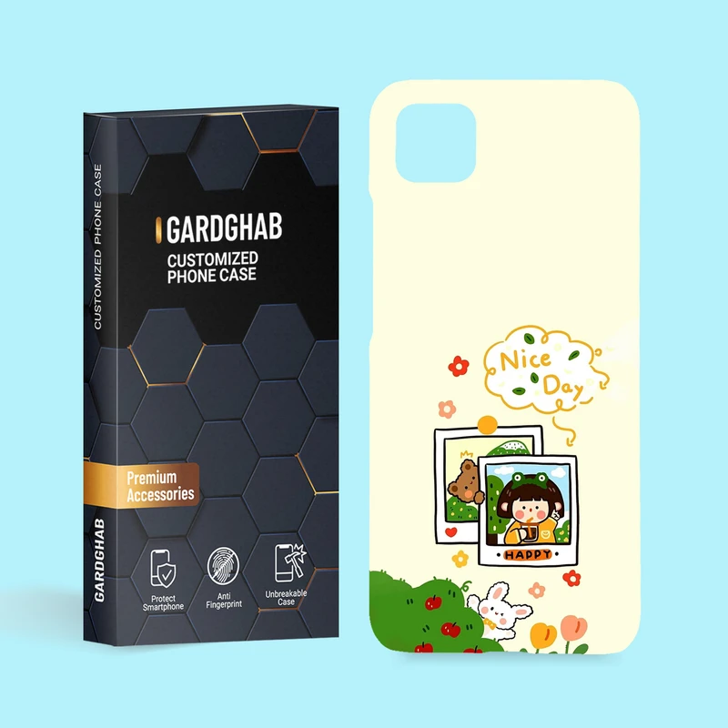 کاور گارد قاب مدل دخترانه مناسب برای گوشی موبایل شیائومی Poco C3