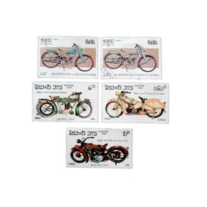 تمبر یادگاری مدل موتورسیکلت کد DS2446 مجموعه 5 عددی