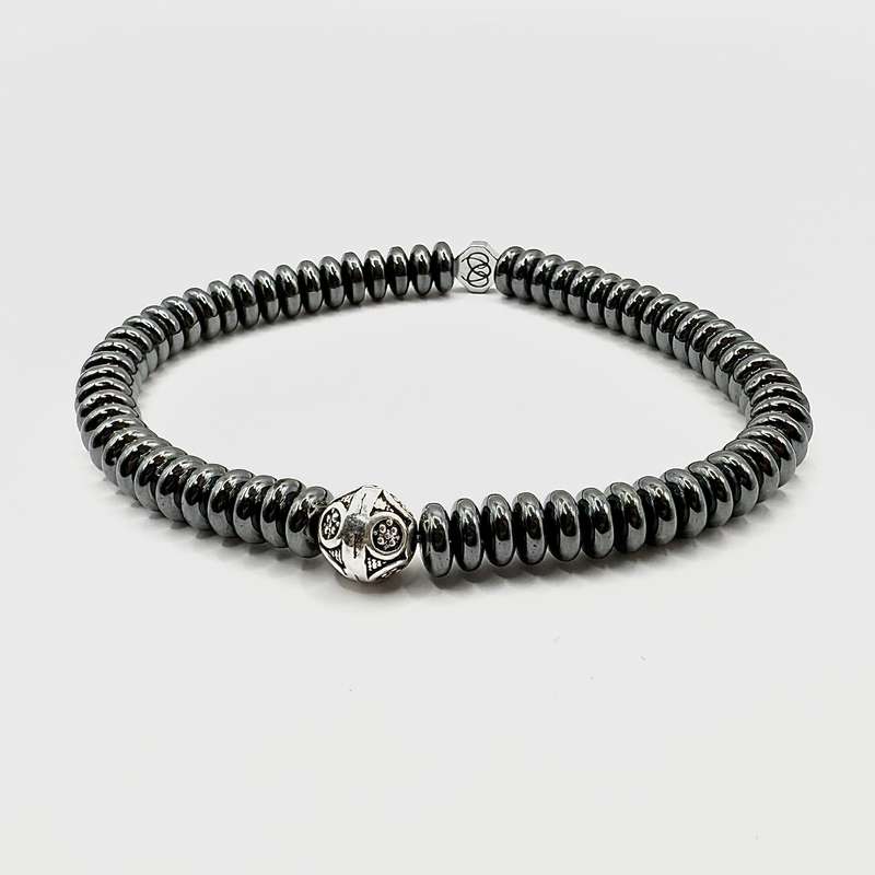 دستبند نقره مردانه مدل حدید 925 دستبند نقره مردانه مدل حدید 925