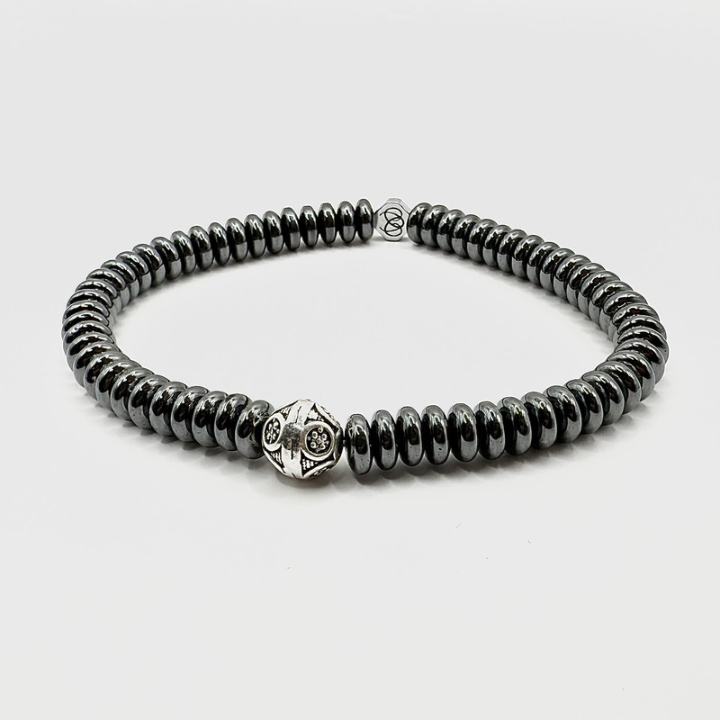 دستبند نقره مردانه مدل حدید 925 دستبند نقره مردانه مدل حدید 925