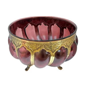 آجیل خوری قلمزنی برنجی قهرمانی کد 3