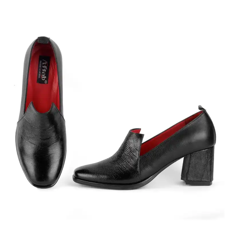 کفش زنانه پاتن چرم آفتاب مدل S7