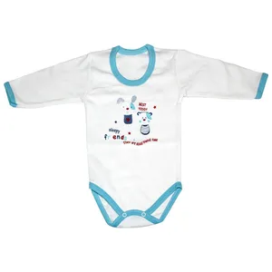 بادی آستین بلند نوزادی مدل AM 232