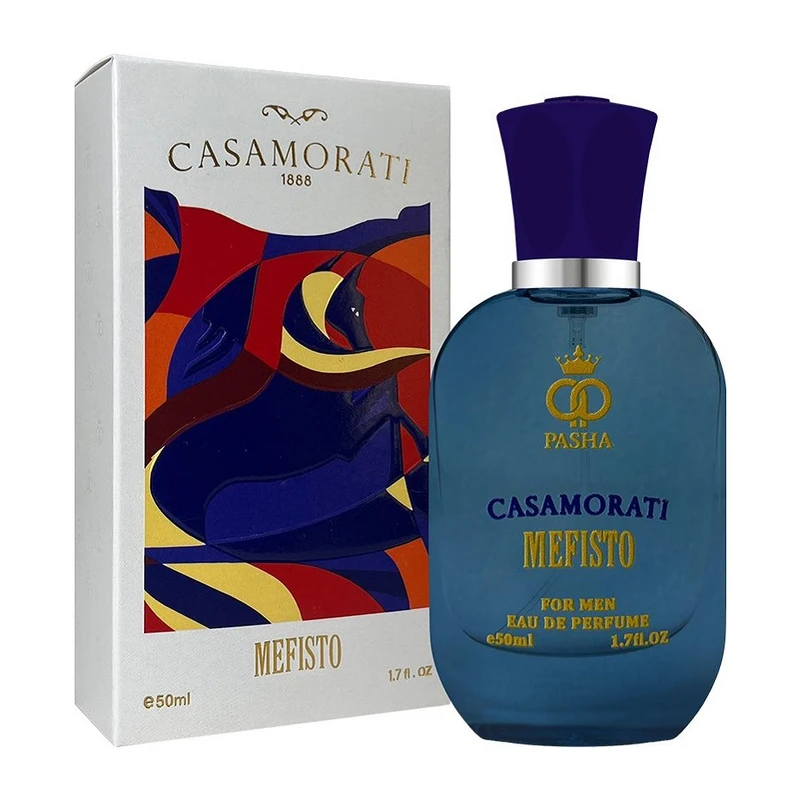 عکس شماره 4 : ادوپرفیوم پاشا مدل کازاموراتی مفیستو و لاتوسکا با رایحه معتدل حجم 50 میلی لیتر بسته 2 عددی