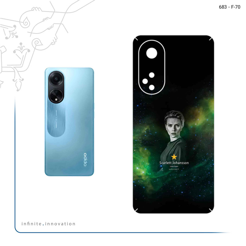 برچسب پوششی ماهوت مدل Scarlett Johansson مناسب برای گوشی موبایل اپو A98