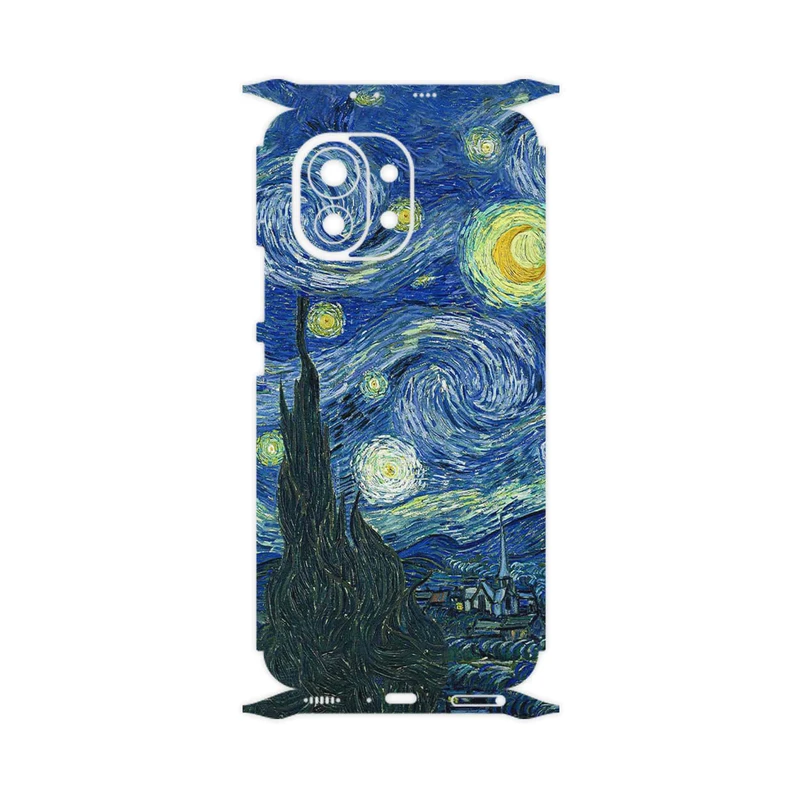 برچسب پوششی ماهوت مدل The Starry Night of van Gogh-FullSkin مناسب برای گوشی موبایل شیائومی Mi 11 5G