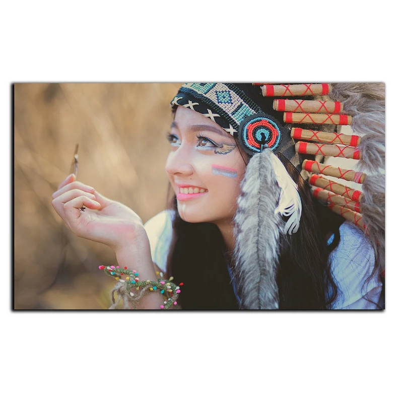 تابلو شاسی بکلیت طرح دخترانه ی سرخپوست مدل SH-8837